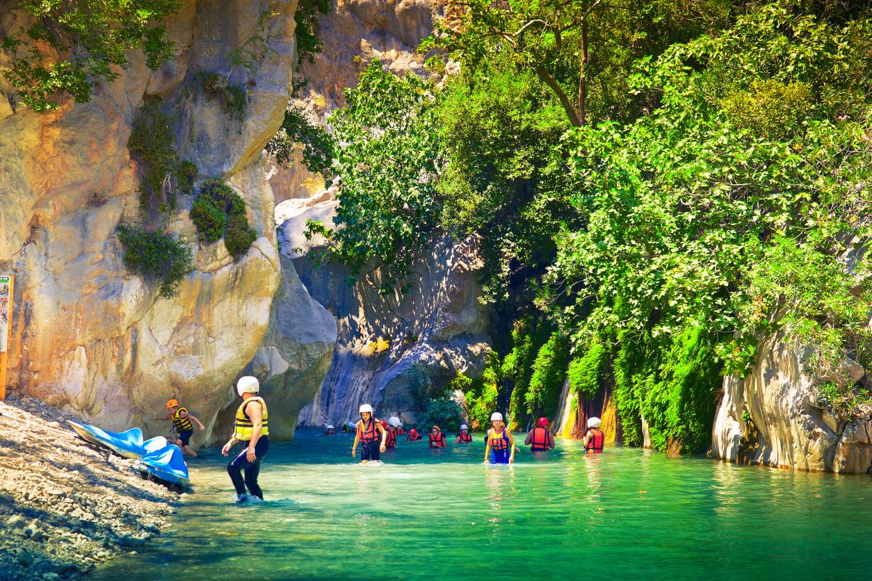 activité canyoning vacances ados