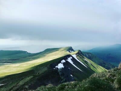 mountainunder cloudy sky during daytime