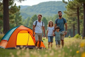 camping en pleine nature près de Bastia avec équipements modernes